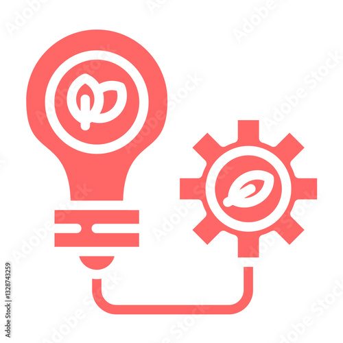Vector Design Sustainable Energy Icon Style
