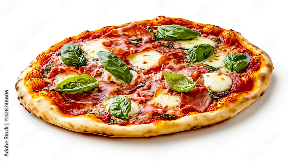 A photo of an oval pizza with mozzarella A photo of an oval pizza with mozzarella