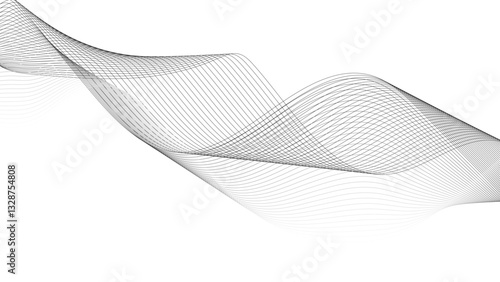 line composition simple minimalistic design. mixer wave background. sound wave pattern element. 