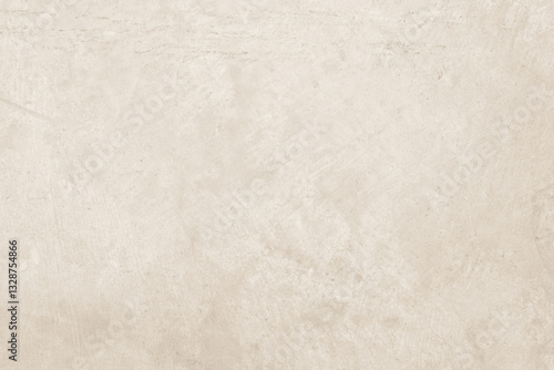 Colour old concrete wall texture background. Close up retro plain cream color cement wall background texture. Design paper vintage parchment element.