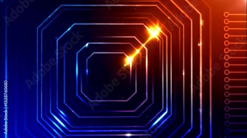 abstract technology background with circuit