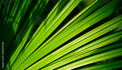 abstract green palm leaf texture, nature background, tropical leaf, silhouette. isolated with white highlights
