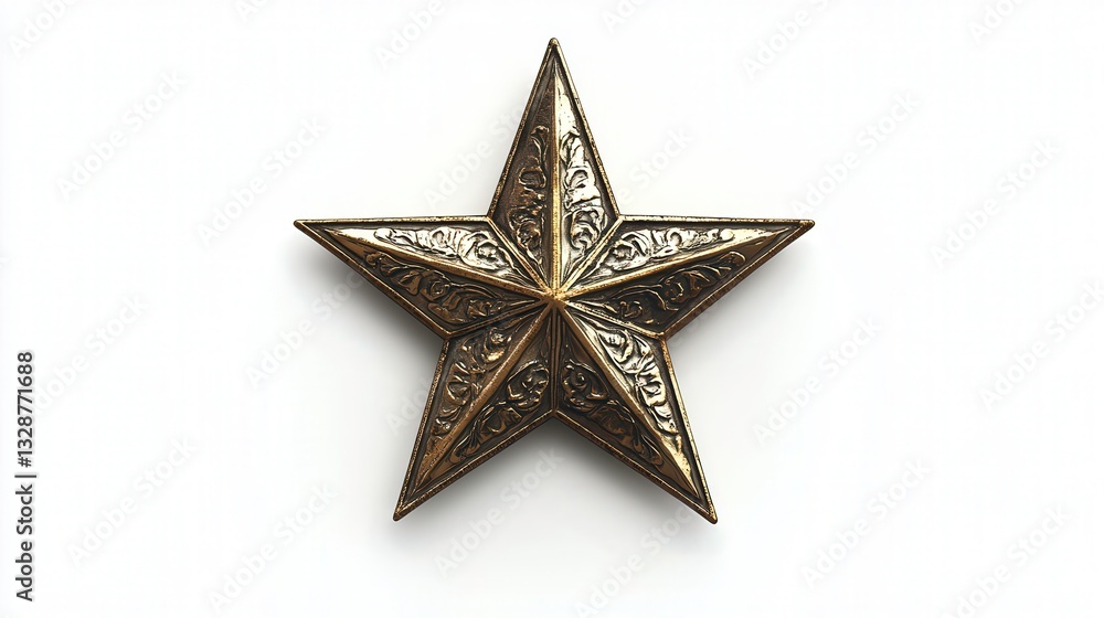 Rusty metal star Rusty metal star