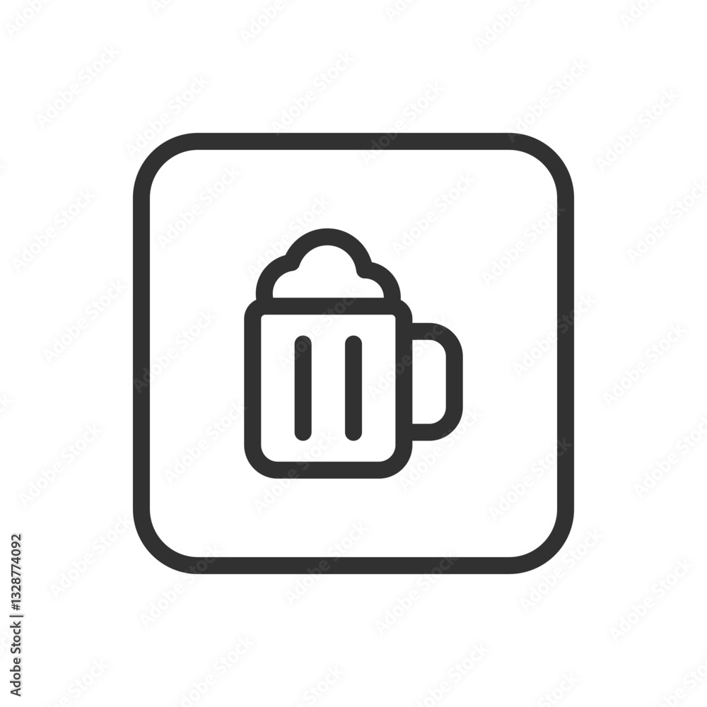 Beer Icon - Modern Simple Flat Vector for Web and Mobile Beer Icon - Modern Simple Flat Vector for Web and Mobile