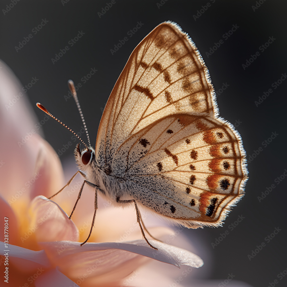 Fototapeta premium butterfly on a flower