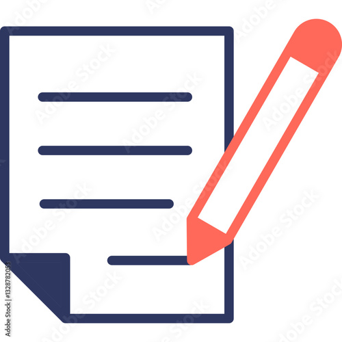 Essay glyph color icon