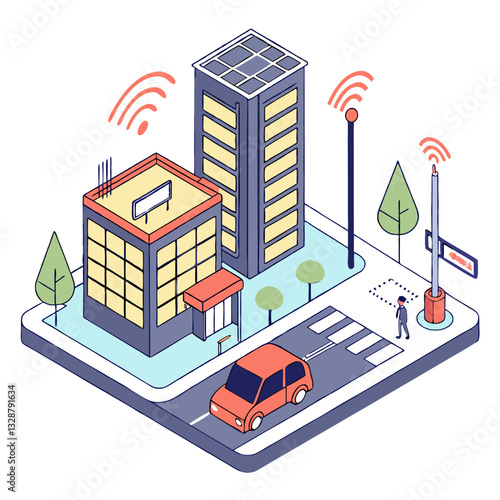 AI-Powered Smart City Data Visualization. Perfect for: AI city planning, Smart infrastructure, Urban data science