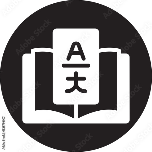 languages glyph icon