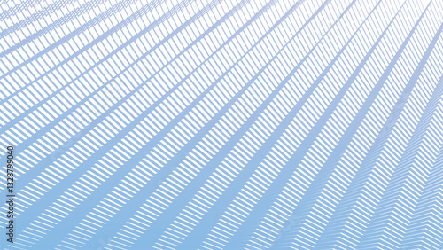 Aero Blue Zig zag line stripes pattern background for fabric style