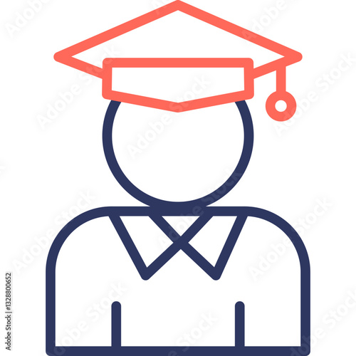 Student line color icon