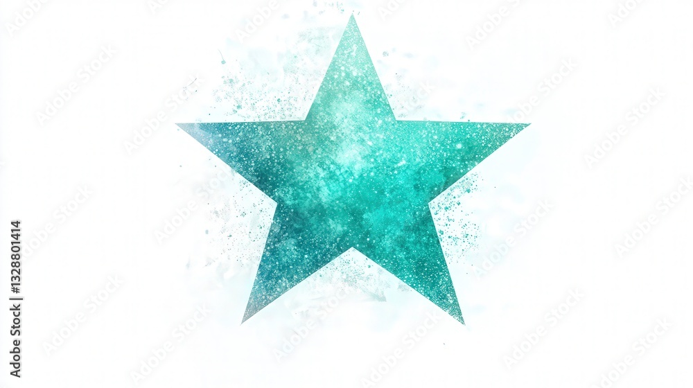 Obraz premium Watercolor star