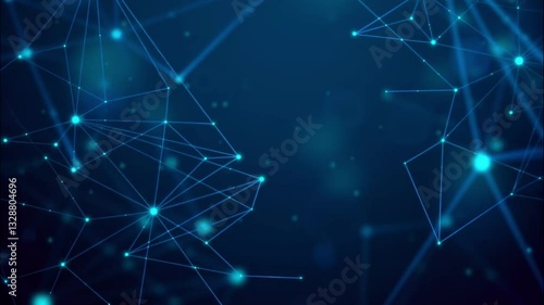abstract technology particle background