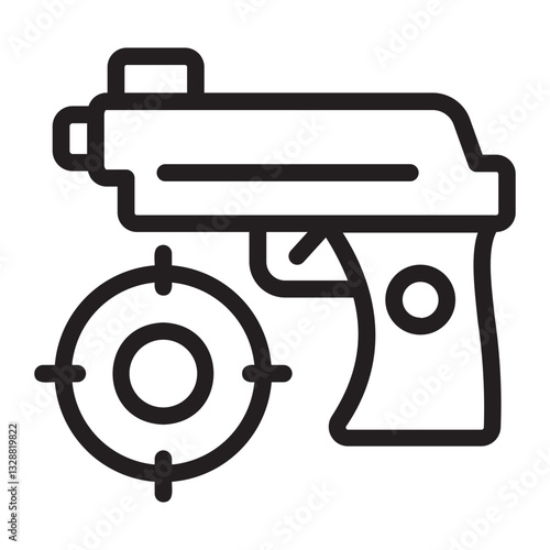 Hunting line icon