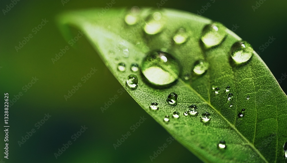 Breathtaking ultra-close-up of fresh dewdrops delicately clinging to a single vibrant green leaf, captured in high-detail macro photography. Pure and refreshing nature detail.
Breathtaking ultra-close-up of fresh dewdrops delicately clinging to a single vibrant green leaf, captured in high-detail macro photography. Pure and refreshing nature detail.