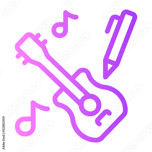 songwriter gradient icon
