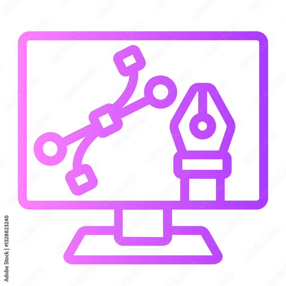 graphic design gradient icon