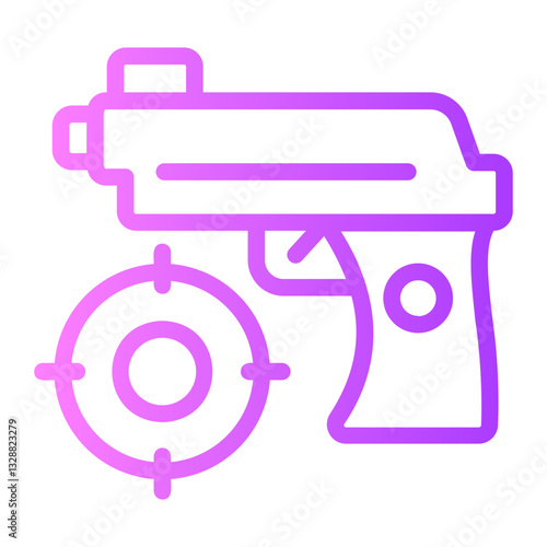 Hunting gradient icon