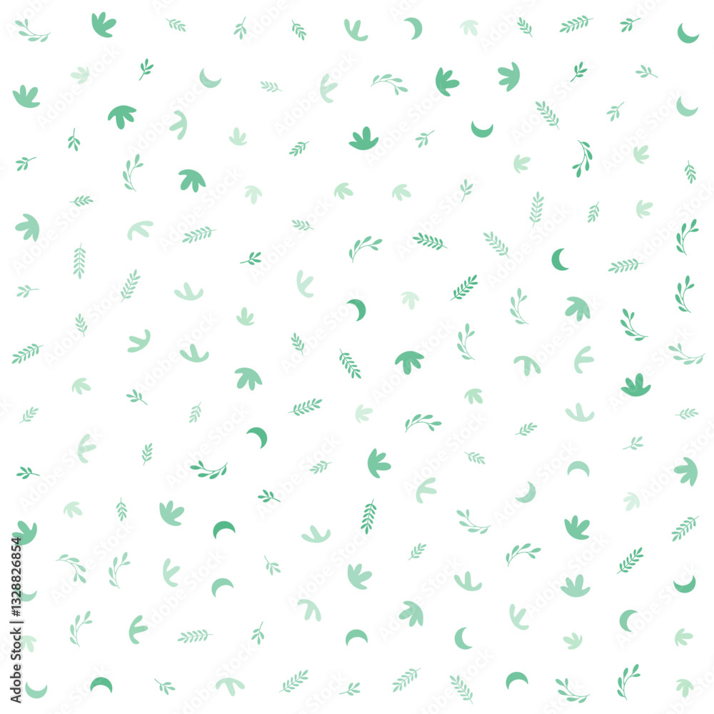 a pattern of leaves and flowers on a white background a pattern of leaves and flowers on a white background
