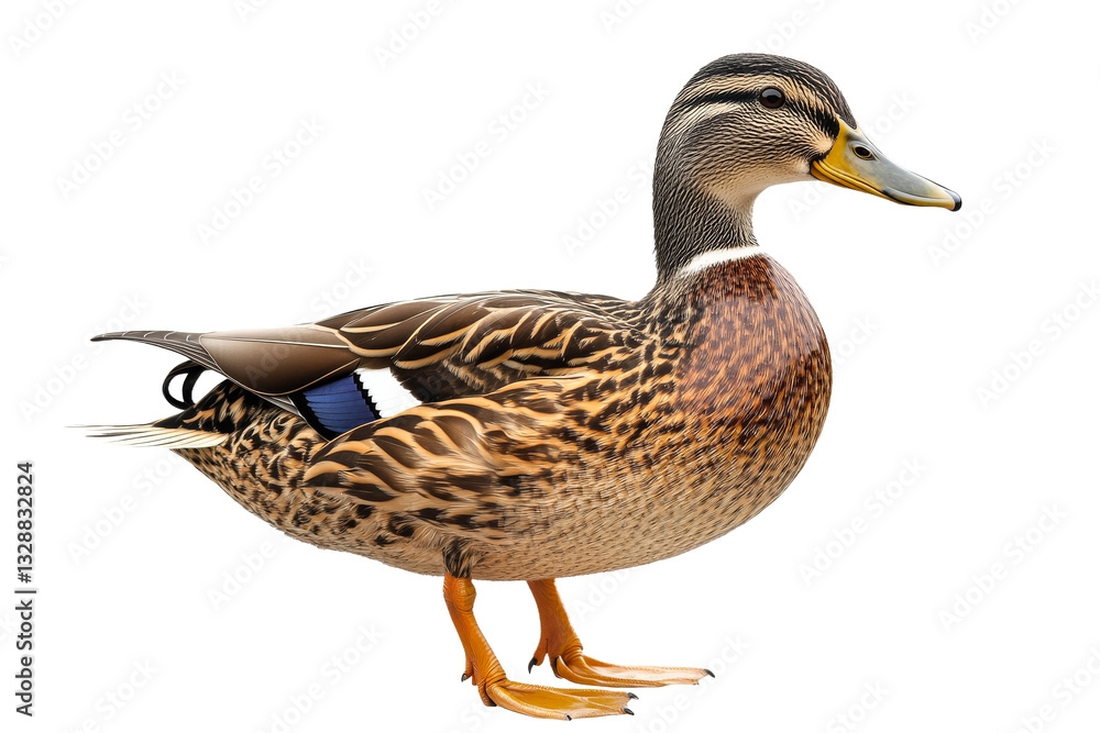 Duck standing with a transparent background Duck standing with a transparent background