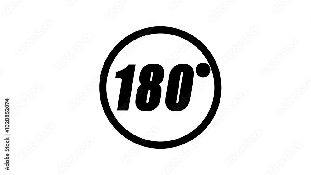 180 degree view icon animation, Icon 180° animation with optional lama matte. Chroma key included icon. 180 degree view icon animation, Icon 180° animation with optional lama matte. Chroma key included icon.