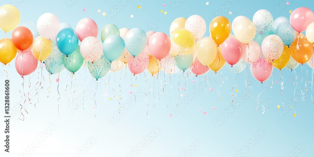 Festive Balloons Banner Festive Balloons Banner