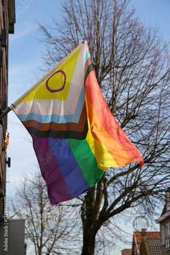 Obraz na płótnie progress-pride-fahne w salonie