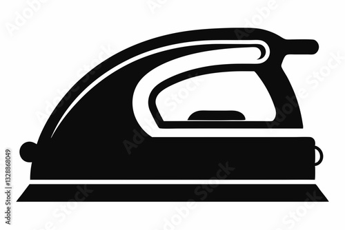 iron line art silhouette vector illustration