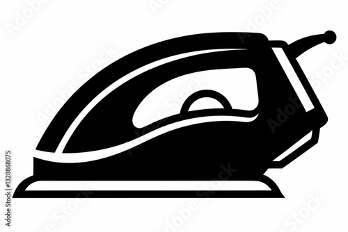 iron line art silhouette vector illustration