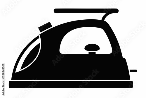 iron line art silhouette vector illustration