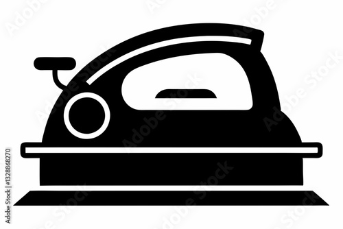 iron line art silhouette vector illustration