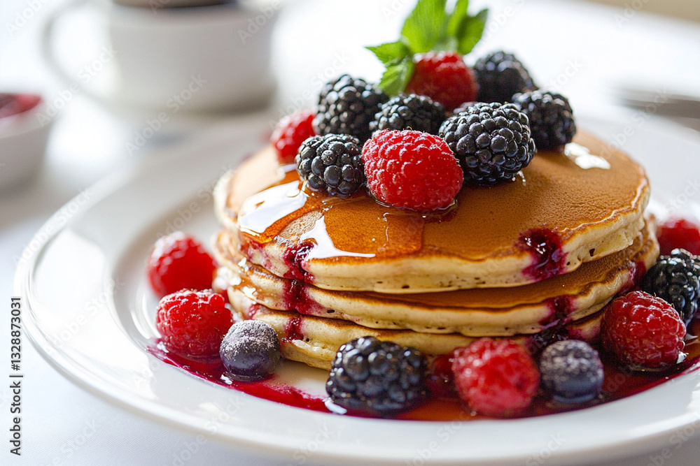 Gluten-Free Pancakes with Berries Gluten-Free Pancakes with Berries