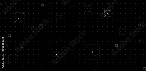 Abstract digital technology overlay white. Vector illustration