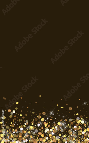 Golden Shine Anniversary Vector Luxury