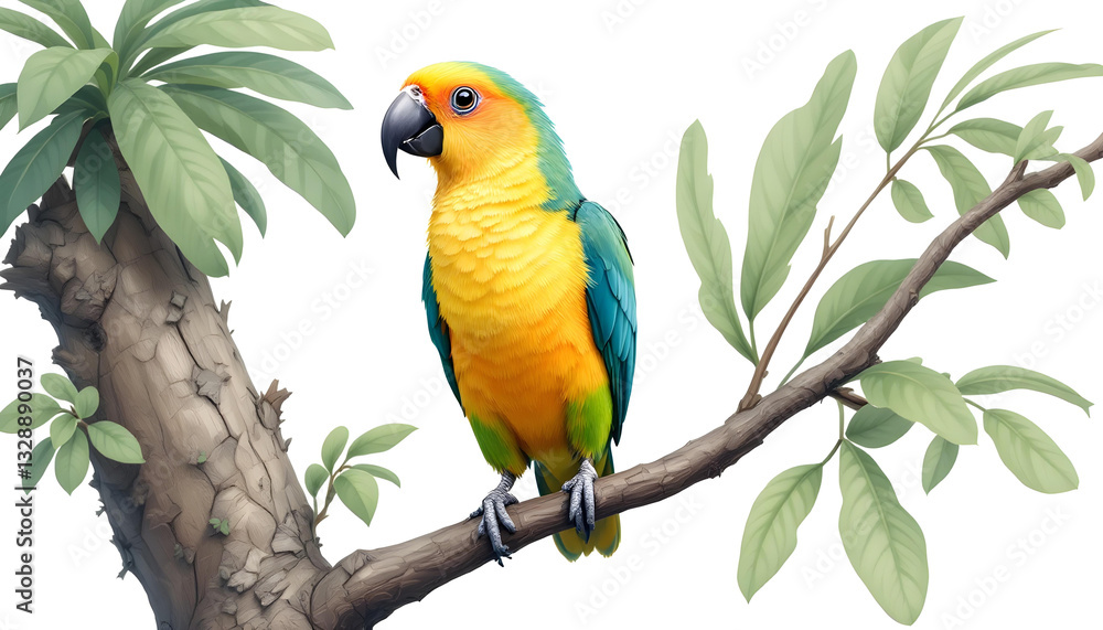 Obraz premium blue and yellow macaw