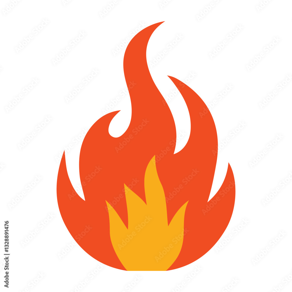 Fire red icon, Fire flame icon, Fire symbol 2 Fire red icon, Fire flame icon, Fire symbol 2