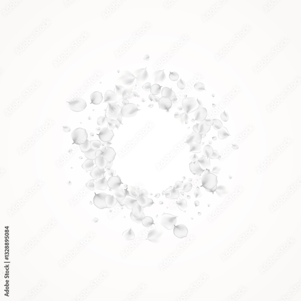 Obraz premium Pastel Lotus Vector Light Background. Delicate