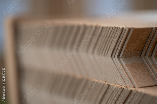 Obraz na płótnie cardboard corners - cardboard angle - edge protection during transport w salonie