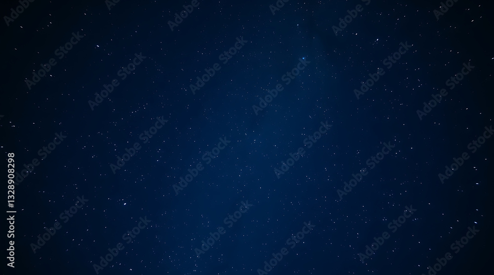 Fototapeta premium blue night sky milky way and star on dark background with noise and grain, Created with generative AI.