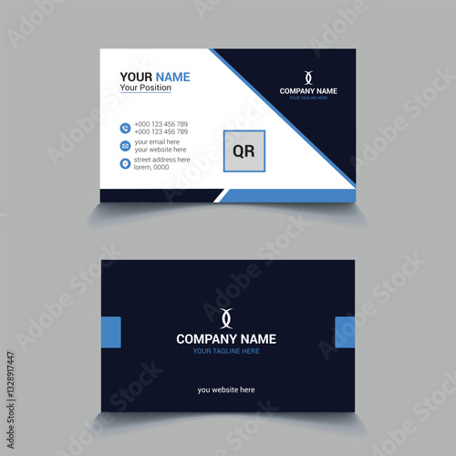 Modern Medical Business Card Design high quality vector file