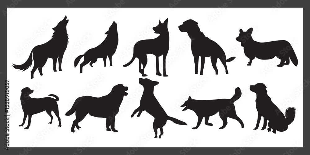 Fototapeta premium Dog vector design