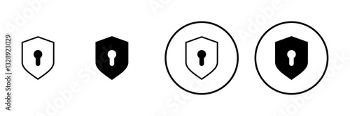 Security icon vector. protection sign and symbol. privacy. vpn