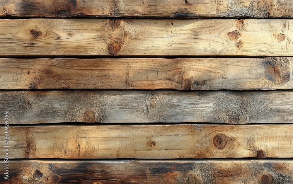 Obraz premium Seamless Pine Wood Plank Texture Natural Finish Minimalist Design