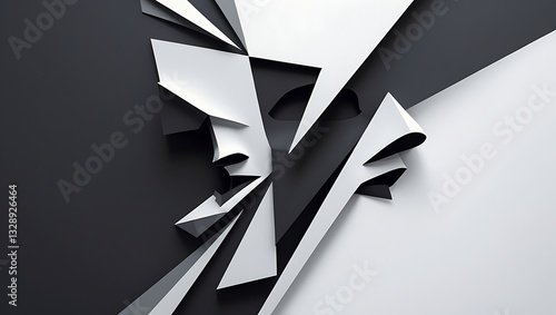 Fragmented Identity: Art in Black and White