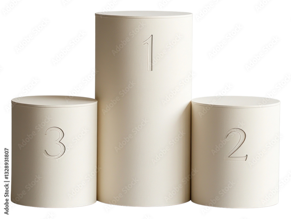 PNG A three-tier cylindrical podium minimalist cylinder design. PNG A three-tier cylindrical podium minimalist cylinder design.