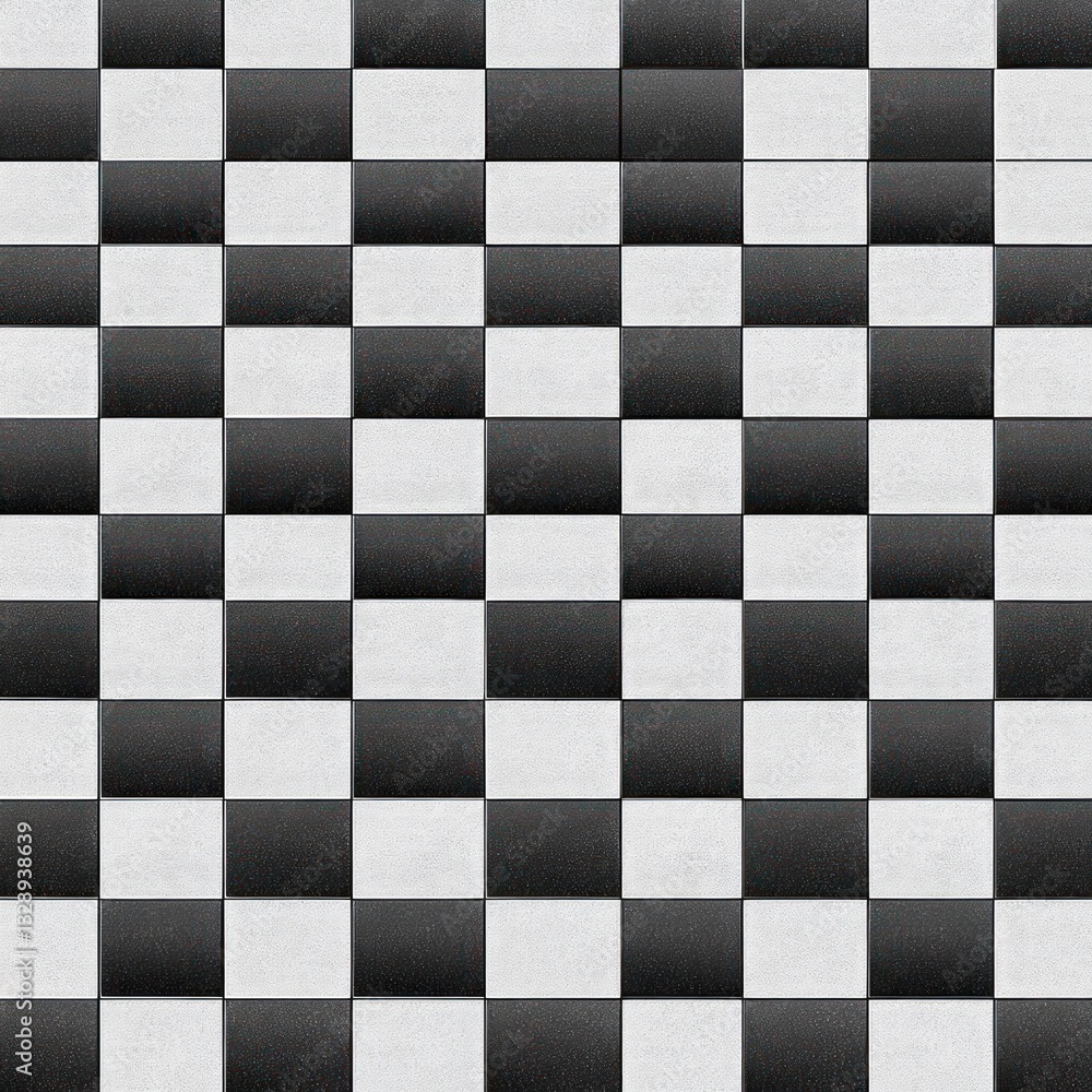 Fototapeta premium Seamless Gray Cobblestone Pattern Top View Pedestrian Lane Paving Texture