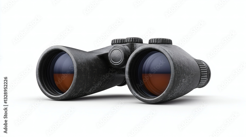 Modern Matte Black Binoculars with High-Quality Optics Modern Matte Black Binoculars with High-Quality Optics
