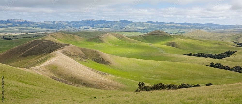 Rolling Hills Landscape Pastoral Scene Rolling Hills Landscape Pastoral Scene