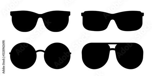 sunglasses icon. sunglasses icon set