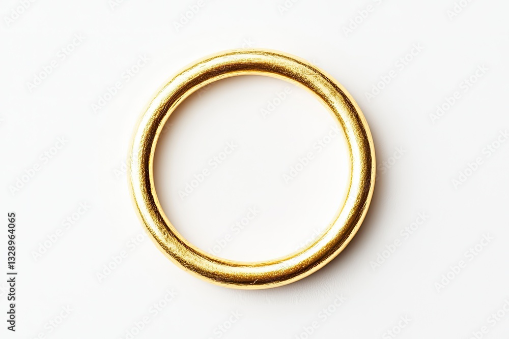 Gold Circle Ring Gold Circle Ring