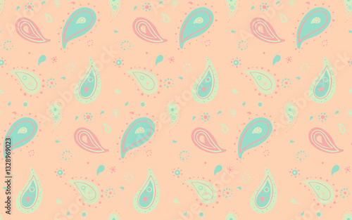 Background outline of swirl repetition. Festival paint a ethnicity silk. Classic color of meditating eco.